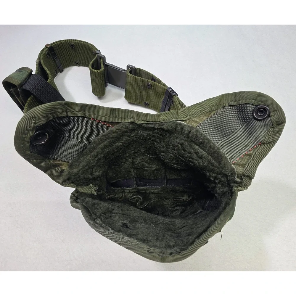 US Military Army Web Belt Canteen Pouch Additional Alice Clips Camoflauge